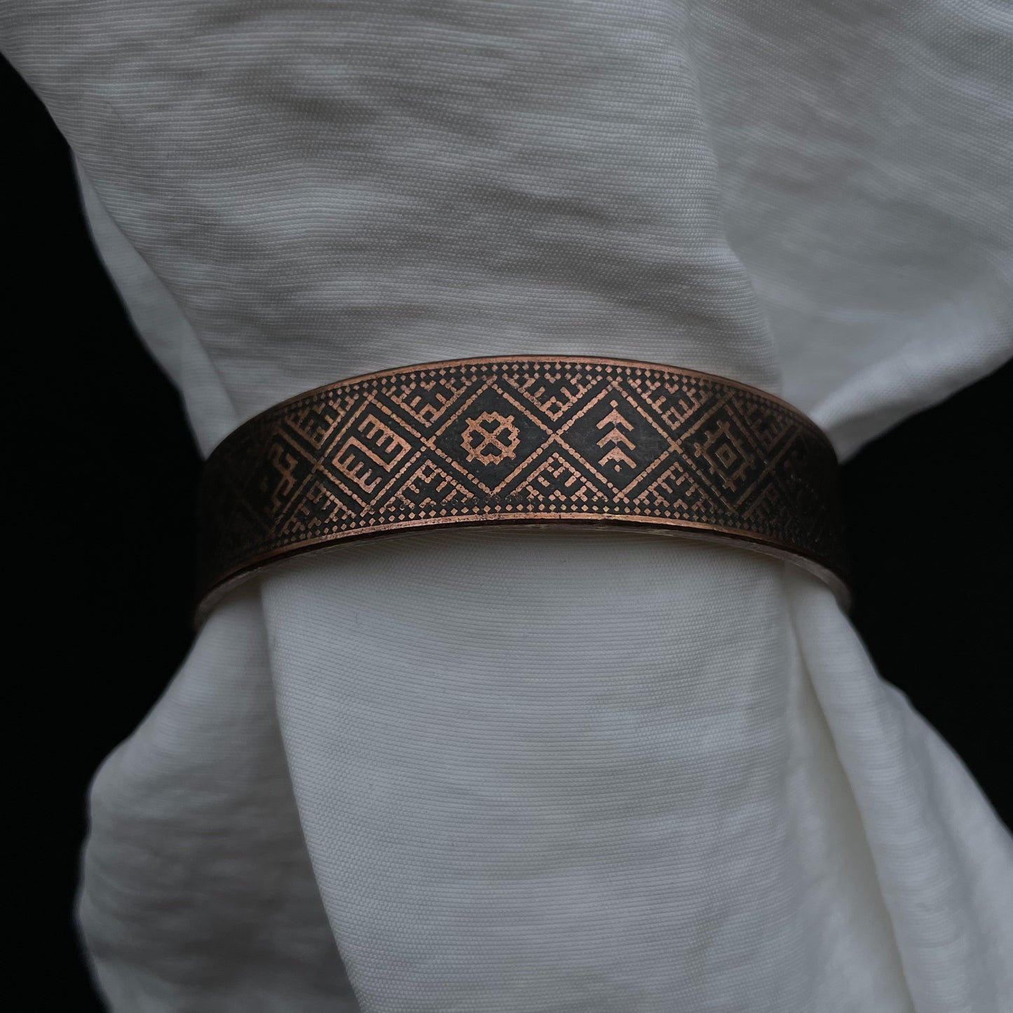 Thin Brass Baltic Bracelet