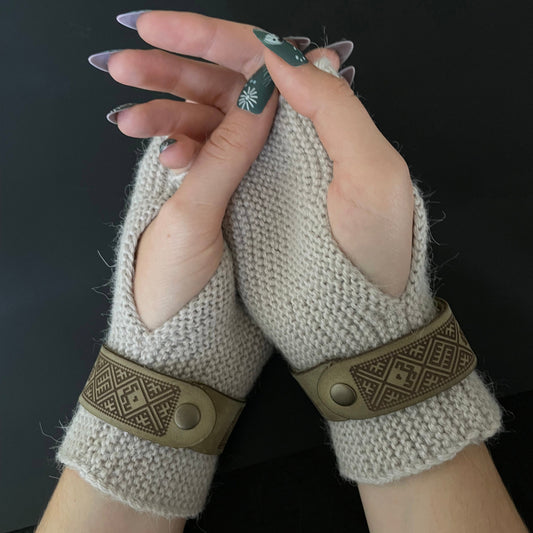 100% Alpakų vilnos riešinės