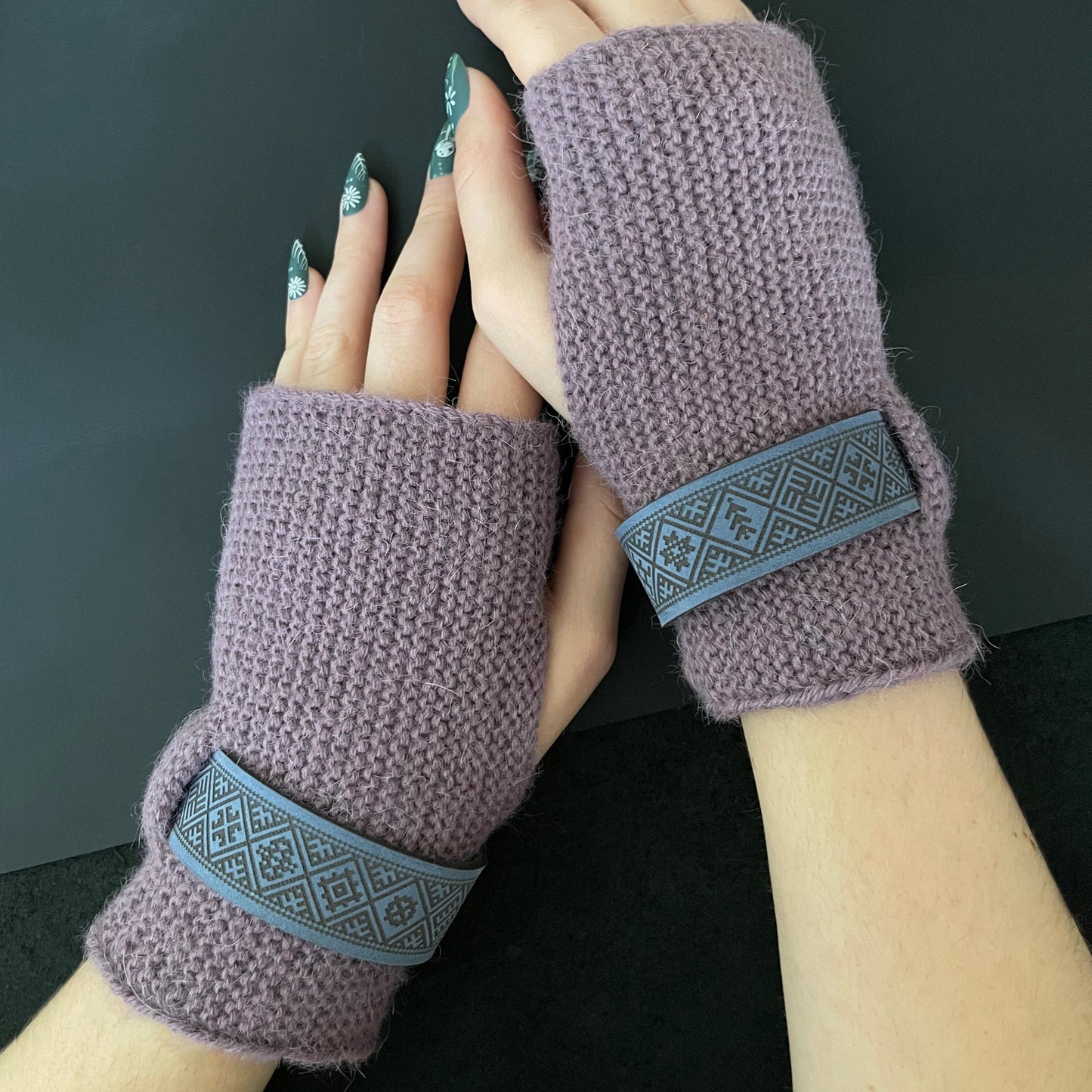 100% Alpakų vilnos riešinės