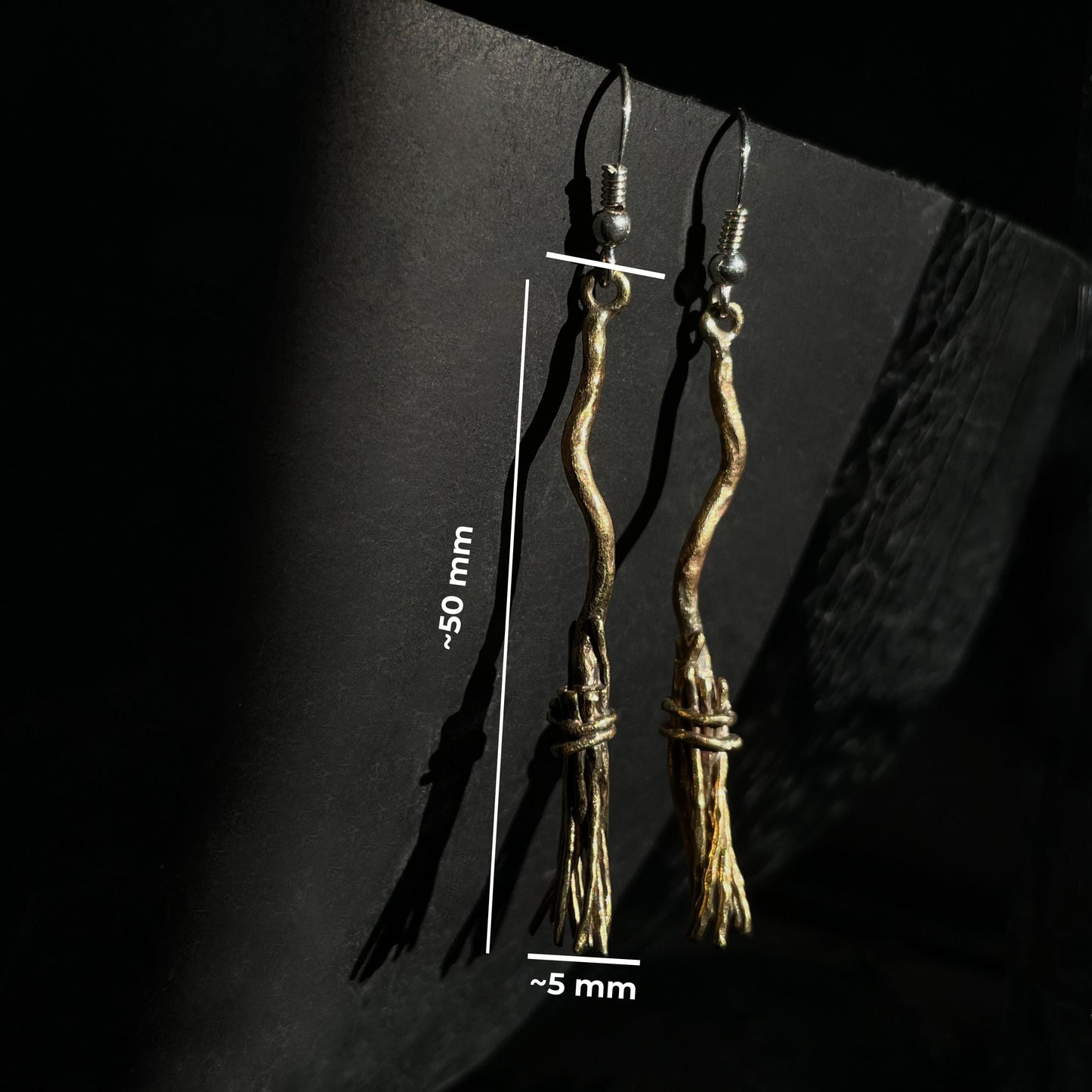 Auskarai "Šluotukės"