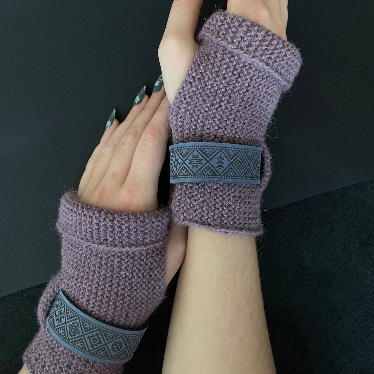 100% Alpakų vilnos riešinės