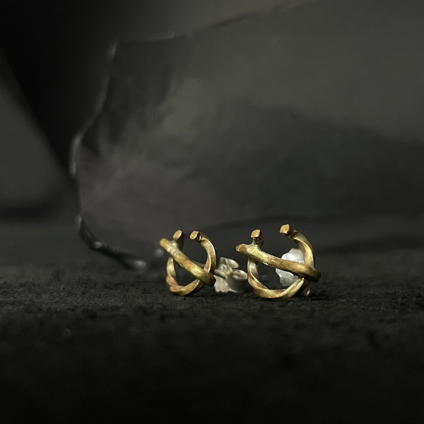 Auskarai "Baltiškosios sagytės"